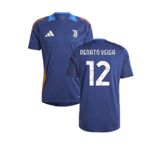 2024-2025 Juventus Training Jersey (Navy) (Renato Veiga 12)