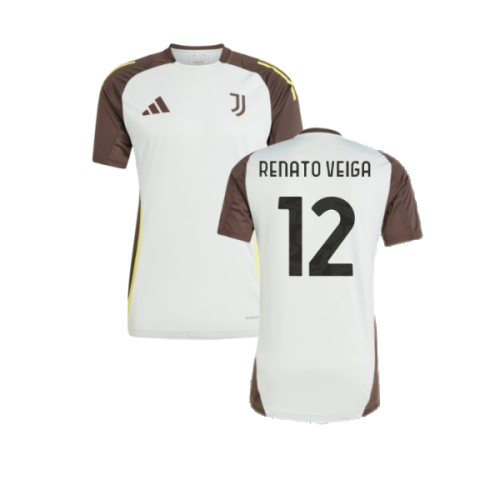 2024-2025 Juventus EU Training Jersey (Silver) (Renato Veiga 12)