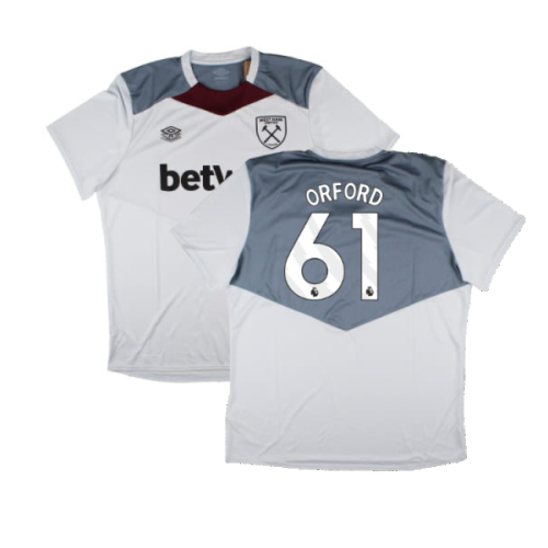 2024-2025 West Ham Training Jersey (Arctic Ice) (Orford 61)