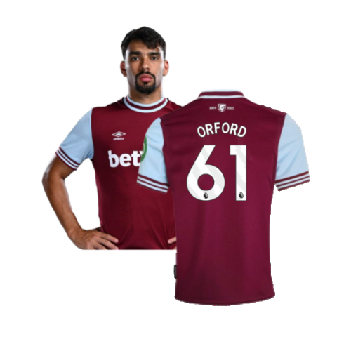 2024-2025 West Ham Home Shirt (Orford 61)