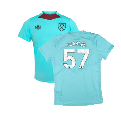 2024-2025 West Ham Training Jersey (Blue Radiance) - Kids (Scarles 57)