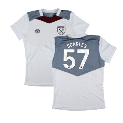 2024-2025 West Ham Training Jersey (Arctic Ice) - Kids (Scarles 57)