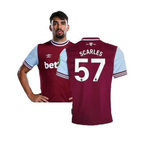 2024-2025 West Ham Home Shirt (Scarles 57)