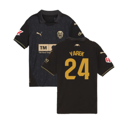 2024-2025 Valencia Away Shirt (Kids) (Yarek 24)