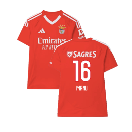 2024-2025 Benfica Home Shirt (Manu 16)