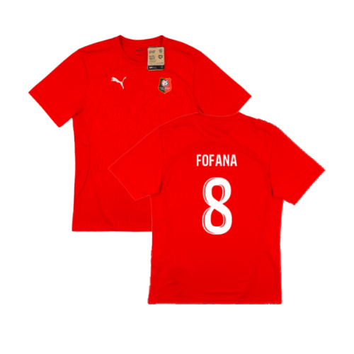 2024-2025 Stade Rennais Training Jersey (Red) (Fofana 8)