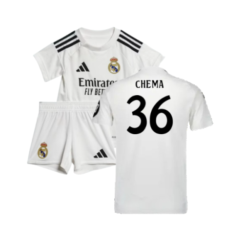 2024-2025 Real Madrid Home Baby Kit (Chema 36)