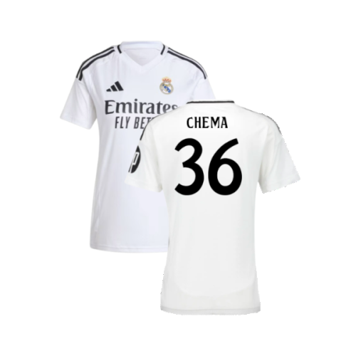 2024-2025 Real Madrid Home Shirt (Womens) (Chema 36)
