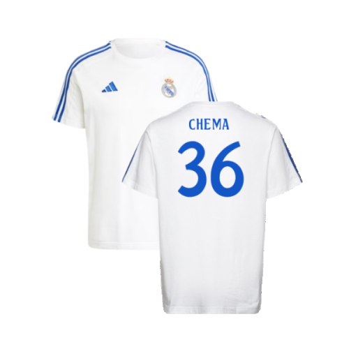 2024-2025 Real Madrid DNA Tee (White) (Chema 36)