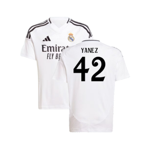 2024-2025 Real Madrid Home Shirt (Kids) (Yanez 42)