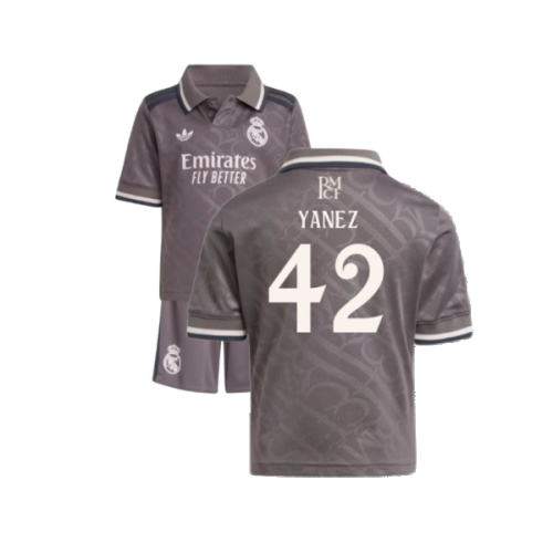 2024-2025 Real Madrid Third Mini Kit (Yanez 42)