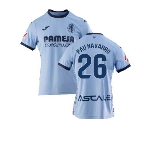 2024-2025 Villarreal Away Shirt (Pau Navarro 26)