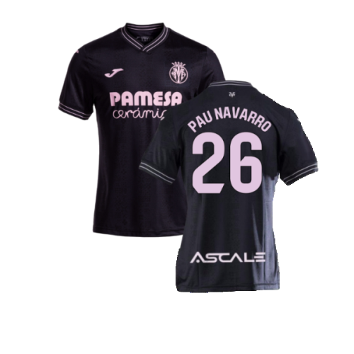 2024-2025 Villarreal Third Shirt (Pau Navarro 26)