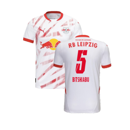 2024-2025 Red Bull Leipzig Home Shirt (Bitshiabu 5)