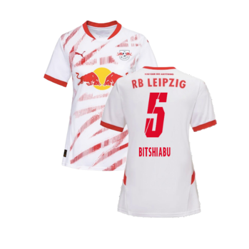 2024-2025 Red Bull Leipzig Home Shirt (Womens) (Bitshiabu 5)