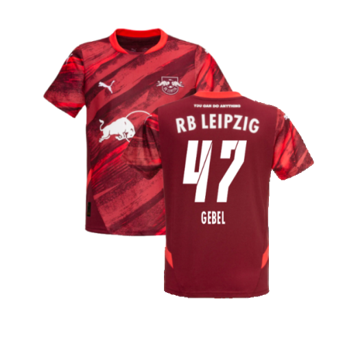 2024-2025 Red Bull Leipzig Away Shirt (Kids) (Gebel 47)