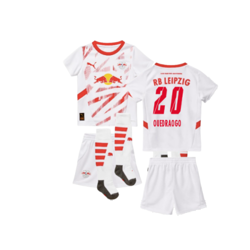 2024-2025 Red Bull Leipzig Home Mini Kit (Ouedraogo 20)