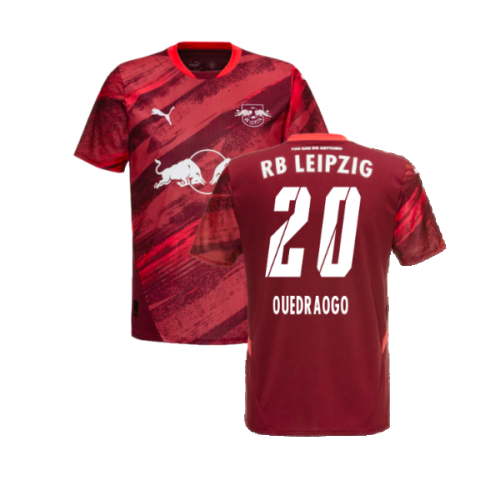 2024-2025 Red Bull Leipzig Away Shirt (Ouedraogo 20)