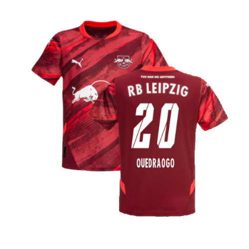 2024-2025 Red Bull Leipzig Away Shirt (Kids) (Ouedraogo 20)