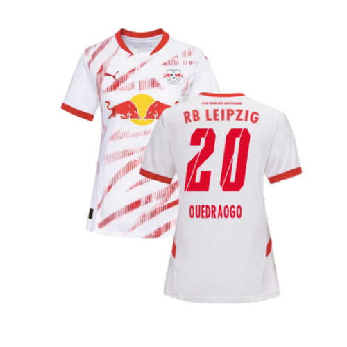 2024-2025 Red Bull Leipzig Home Shirt (Womens) (Ouedraogo 20)