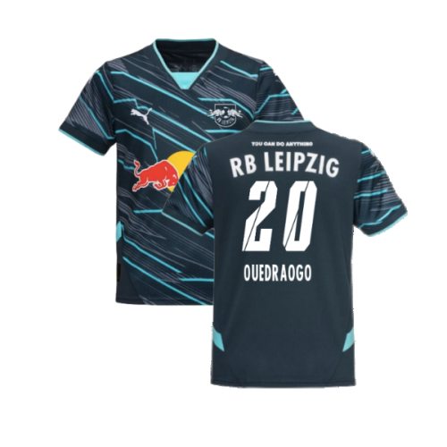 2024-2025 Red Bull Leipzig Third Shirt (Kids) (Ouedraogo 20)