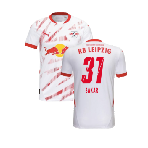 2024-2025 Red Bull Leipzig Home Shirt (Kids) (Sakar 31)