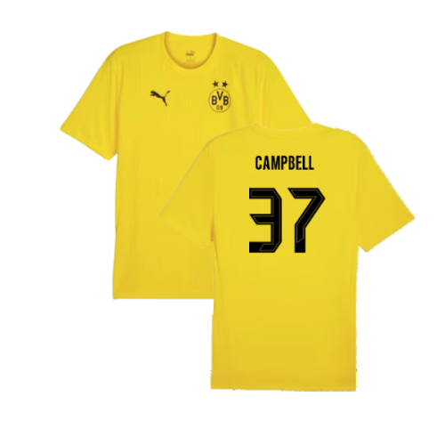 2024-2025 Borussia Dortmund Training Shirt (Yellow) - Kids (Campbell 37)