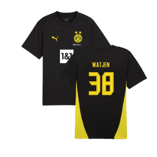 2024-2025 Borussia Dortmund Training Shirt (Black) - Kids (Watjen 38)