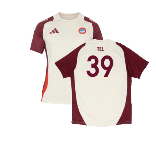 2024-2025 Bayern Munich EU Training Jersey (Linen) (Tel 39)