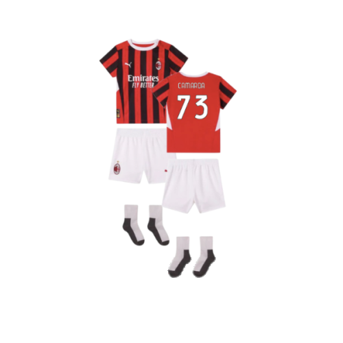 2024-2025 AC Milan Home Baby Kit (Camarda 73)