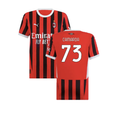 2024-2025 AC Milan Home Shirt (Womens) (Camarda 73)