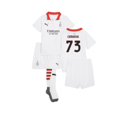 2024-2025 AC Milan Away Mini Kit (Camarda 73)