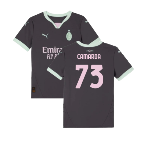 2024-2025 AC Milan Third Shirt (Kids) (Camarda 73)