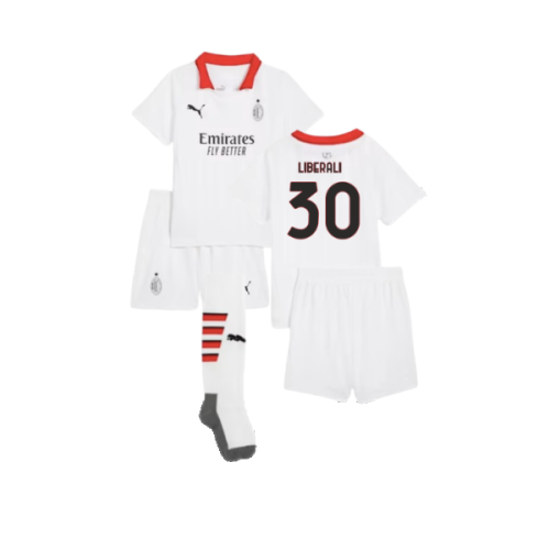 2024-2025 AC Milan Away Mini Kit (Liberali 30)