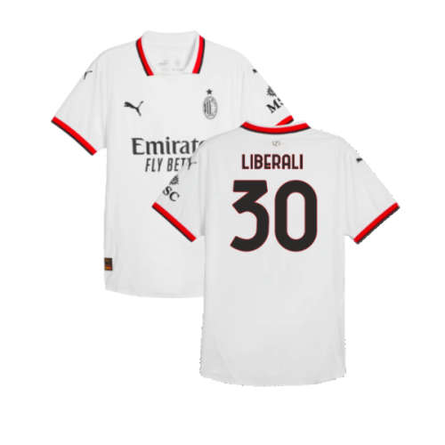 2024-2025 AC Milan Away Authentic Shirt (Liberali 30)