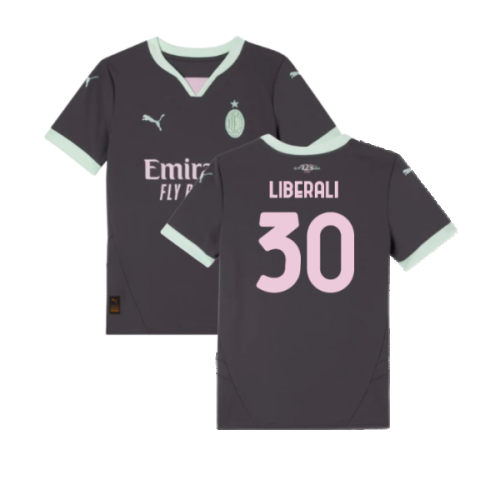 2024-2025 AC Milan Third Shirt (Kids) (Liberali 30)