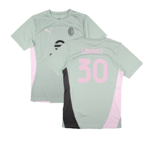 2024-2025 AC Milan Training Shirt (Green Fog) (Liberali 30)