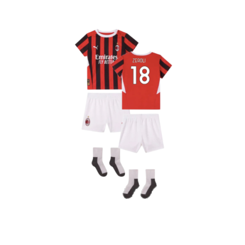 2024-2025 AC Milan Home Baby Kit (Zeroli 18)