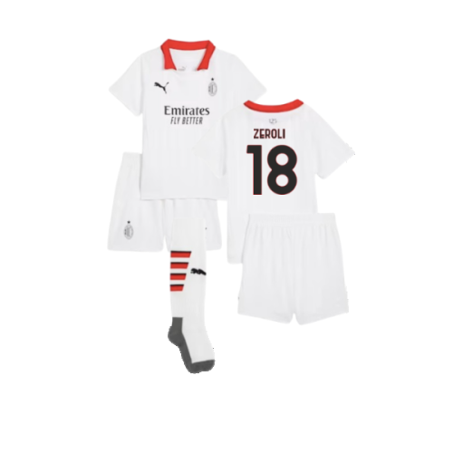 2024-2025 AC Milan Away Mini Kit (Zeroli 18)