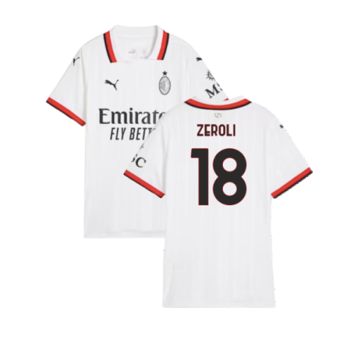 2024-2025 AC Milan Away Shirt (Womens) (Zeroli 18)