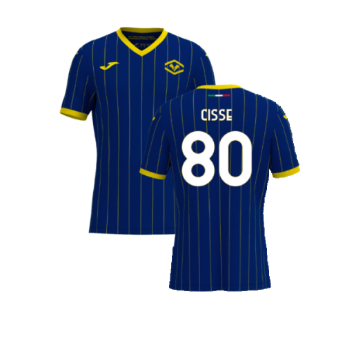 2024-2025 Hellas Verona Home Replica Shirt (Cisse 80)