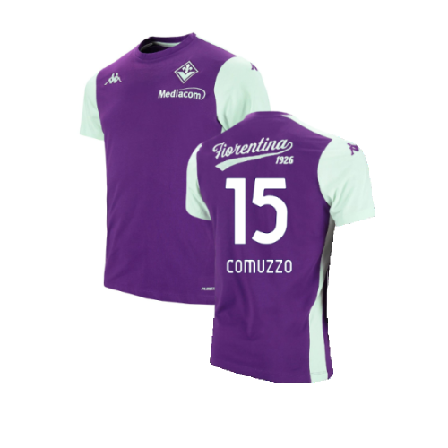 2024-2025 Fiorentina Tee (Indigo) (Comuzzo 15)