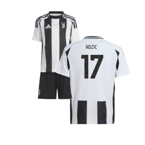 2024-2025 Juventus Home Mini Kit (Adzic 17)