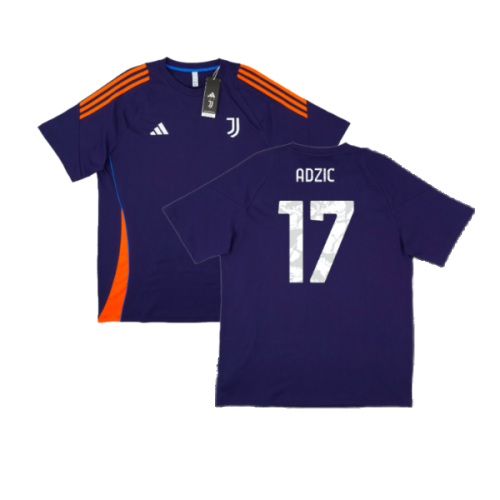 2024-2025 Juventus Training Tee (Navy) (Adzic 17)