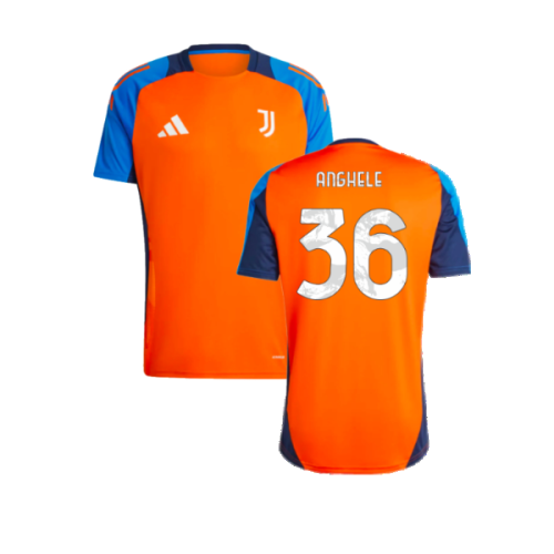 2024-2025 Juventus Training Jersey (Orange) (Anghele 36)