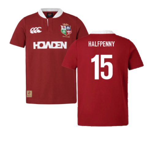 2025 British & Lions Classic SS Rugby Shirt (Halfpenny 15)