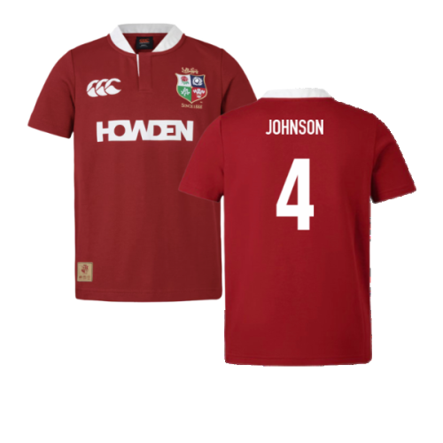 2025 British & Lions Classic SS Rugby Shirt (Johnson 4)