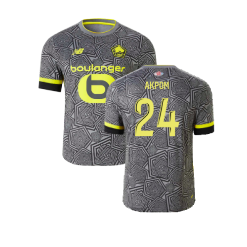 2024-2025 LOSC Lille Third Shirt (Akpom 24)