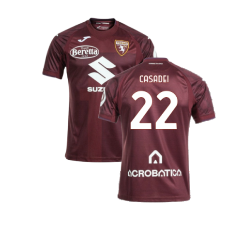 2024-2025 Torino Replica Home Shirt (Casadei 22)