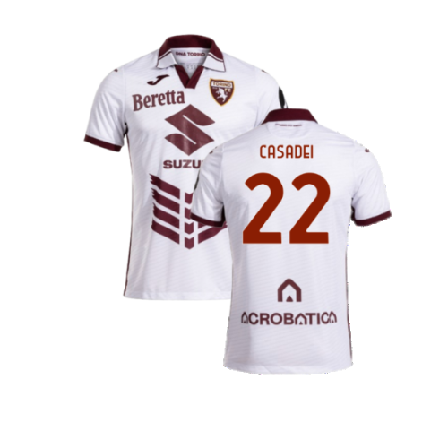 2024-2025 Torino Away Shirt (Casadei 22)